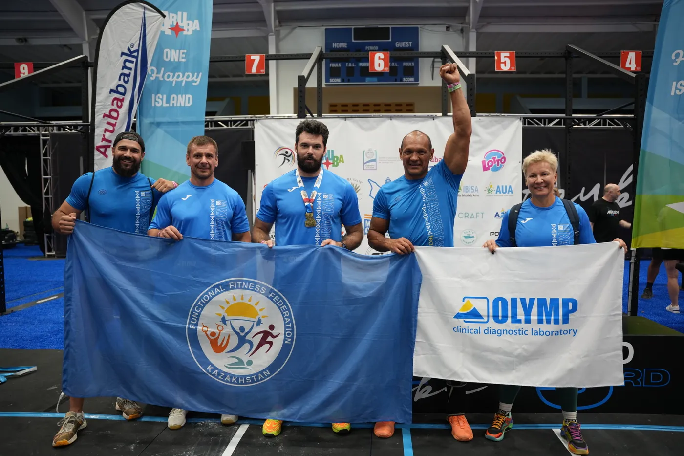 Сборная Казахстана на чемпионате мира среди мастеров на Арубе